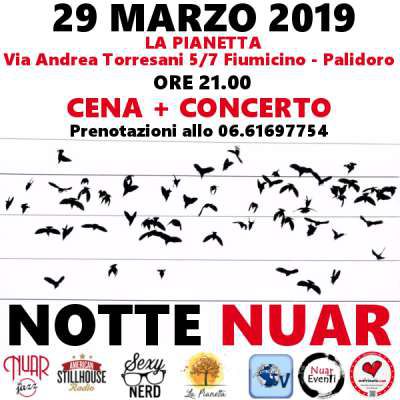 Nuar LIVE @ La Pianetta - 29/03/19